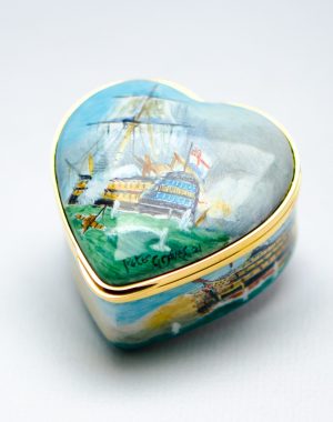 Trafalgar Heart Shape - Elliot Hall Enamels 1/1
