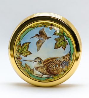 Woodcock Trial Paperweight - Moorcroft Enamels