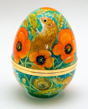 Poppies & Field Mice - Elliot Hall Enamels