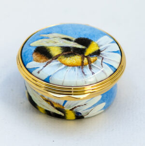Bumble Bee's & Daisies  -  Elliot Hall Enamels 1/1