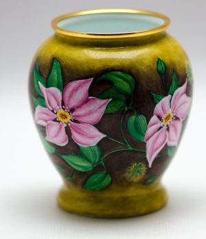 Maltese Clematis -Moorcroft Enamels